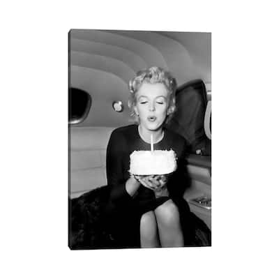 iCanvas "Marilyn Monroe Birthday Party In Car" by Radio Days Canvas Print