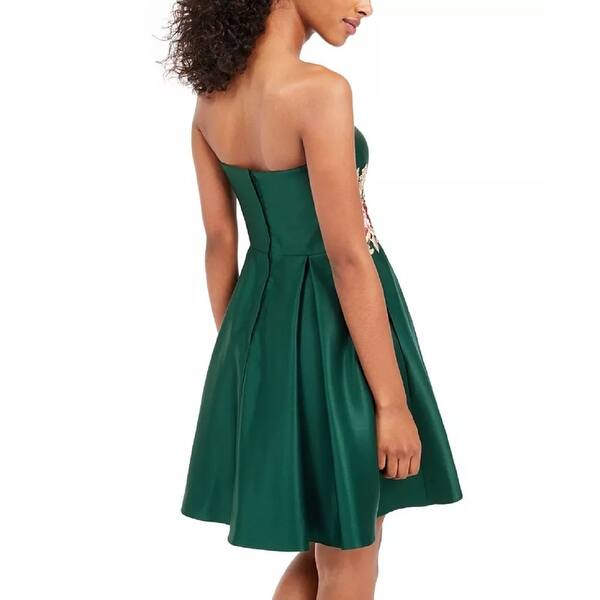 green emerald velvet dress Long Formal Dress 5520bn by Blondie Nites Green / 5 main image 1