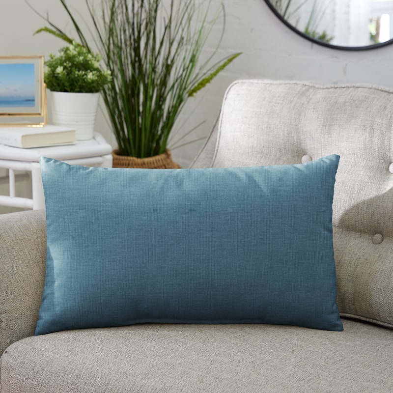 Sunbrella Spectrum Denim Indoor/Outdoor Knife Edge Pillow (Set of 2)