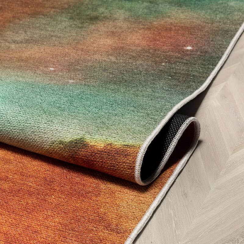 Well Woven Celestial Space Modern Abstract Kids Rug