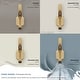 preview thumbnail 7 of 9, Amerock Granlyn Double Prong Decorative Wall Hook