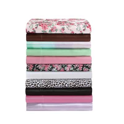 Betsey Johnson Satin Sheet and Pillowcase Sets
