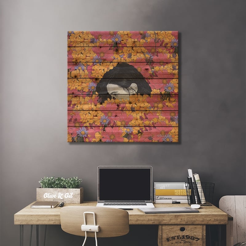 You Are Everything Print On Wood by Pedro Tapa - Multi-Color