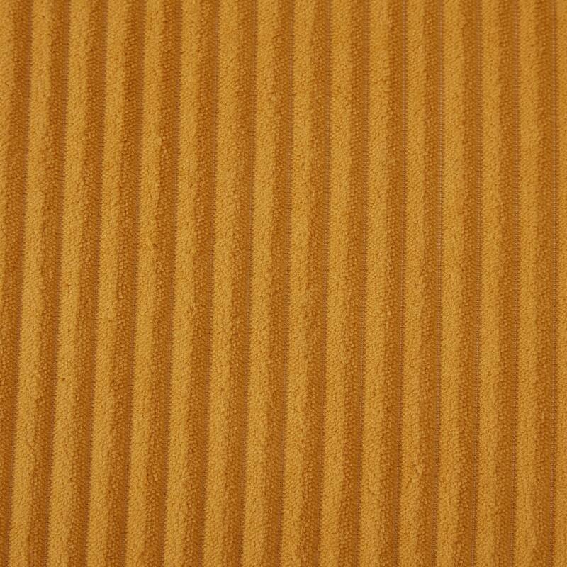 Modern 130" U-Shaped Sectional Sofa with RGB LED Lights, Corduroy Upholstery, 6 Pillows, Deep Seating Couch