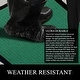 preview thumbnail 28 of 107, A1 Home Collections Polypropylene Rubber Door Mat All Weather Inside Outside Door Mat