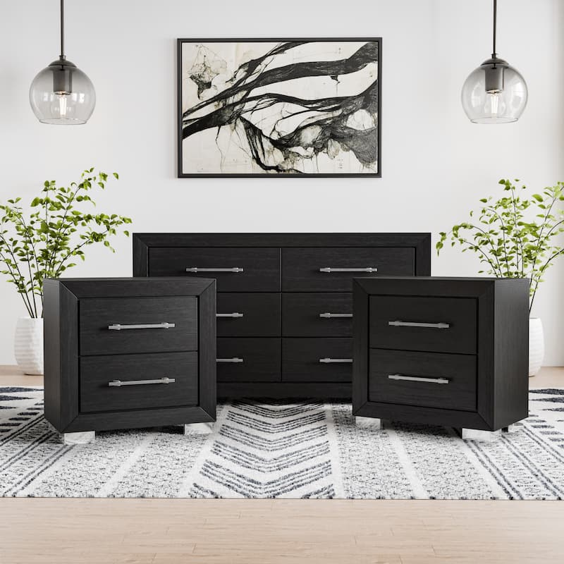 3 piece dresser and nightstand set black Zara Women's Long Sleeve Ruched Bodycon Dress | M UK10-12 main image 0