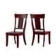 preview thumbnail 4 of 18, Eleanor Black Farmhouse Trestle Base Panel Back 6-piece Dining Set by iNSPIRE Q Classic