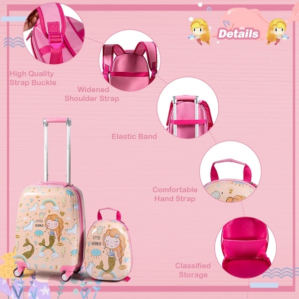 backpack and suitcase set