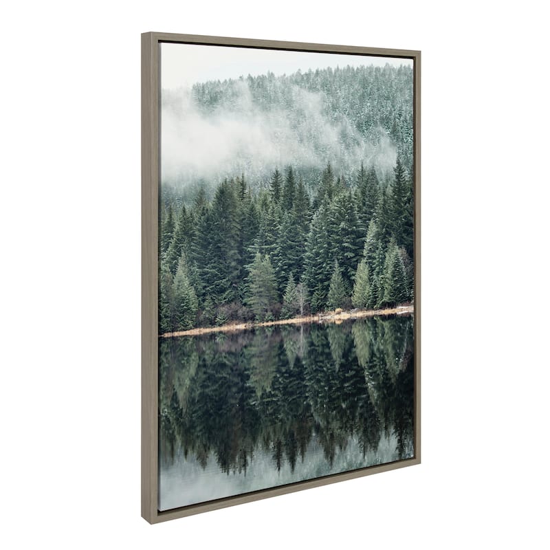Kate and Laurel Sylvie Evergreen Canvas Art by Emiko and Mark Franzen