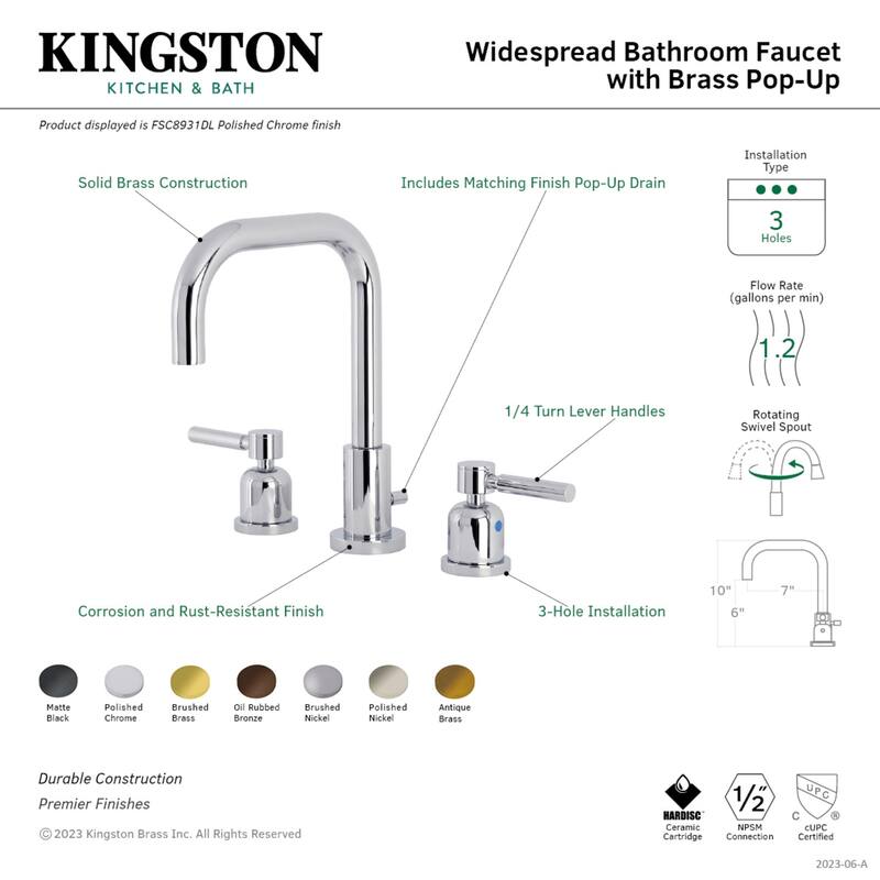 Concord 8 in. Widespread Bathroom Faucet