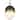 Designer Brian Patrick Flynn's Capsule 1 Light Matte Black & Textured Gold Pendant - 8'' W x 13.25'' H x 7.25'' D