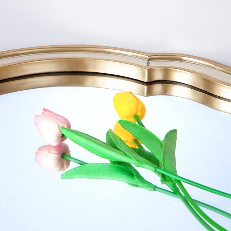 Arch Gold Wall Mirror for Wall Decor - 31.5"×23.6"
