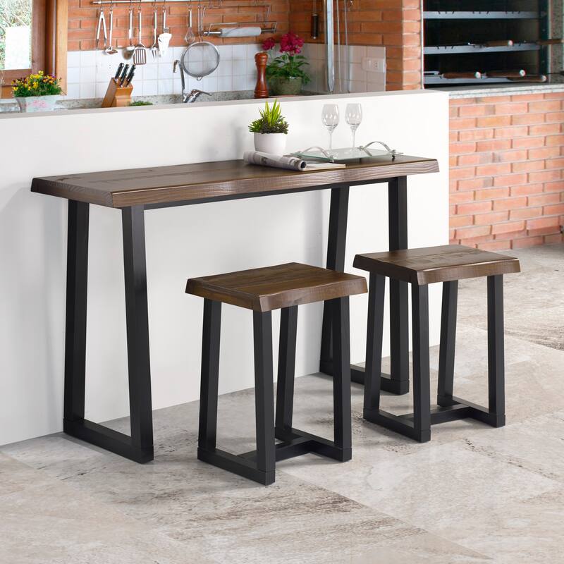 Steve Silver Joliet Live Edge Counter Stool - Set of 2