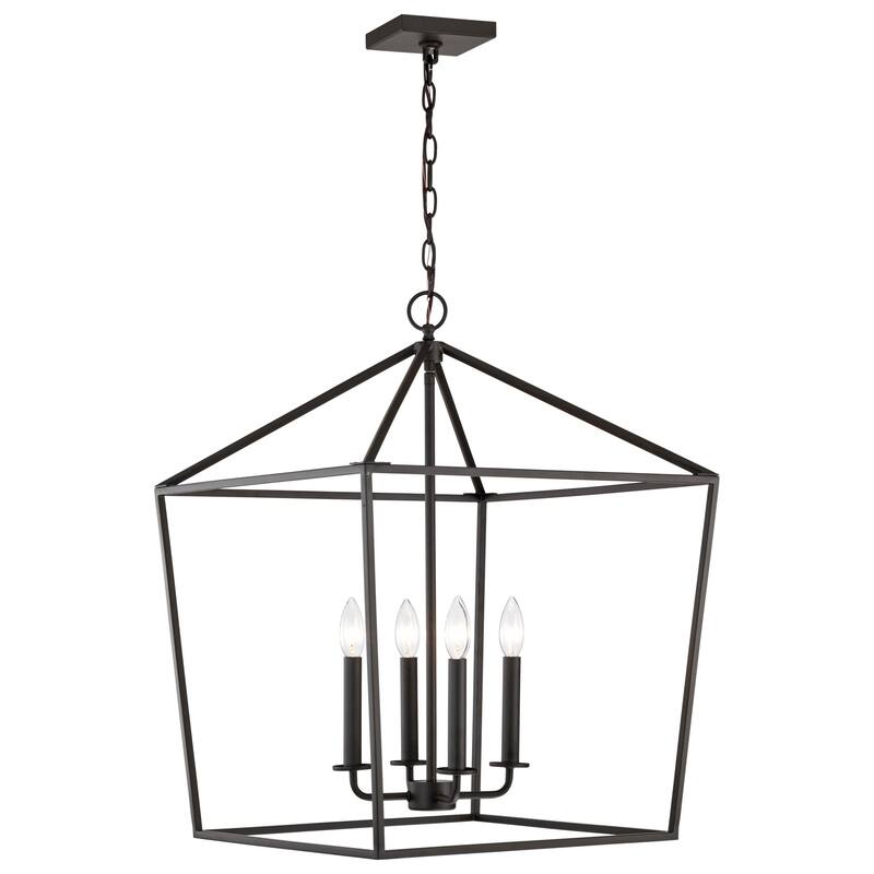 Nuvo Lighting 60/7931 Emma 4 Light 17" Wide Taper Candle Pendant