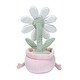 preview thumbnail 4 of 3, Lambs & Ivy Daisy Dreams Poseable Flower Pot Plush Stuffed Animal Toy - 11 Inch