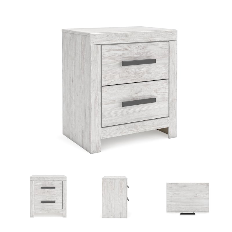 Signature Design by Ashley Cayboni Whitewash Nightstand