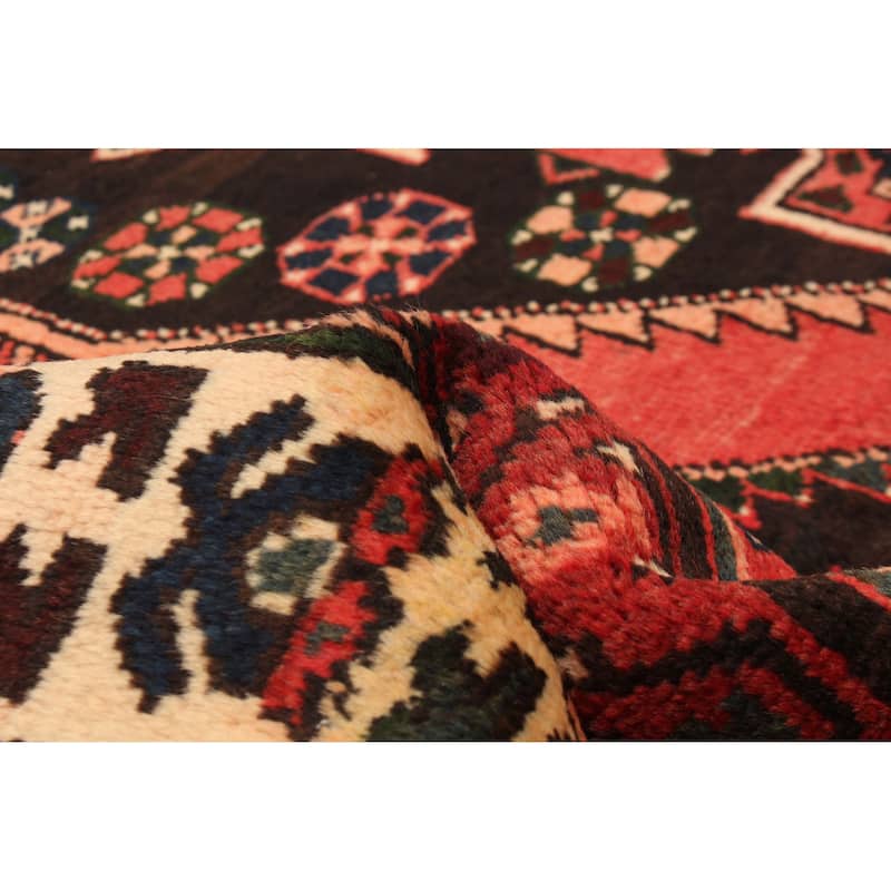 ECARPETGALLERY Hand-knotted Andelz Black Wool Rug - 4'10 x 6'7