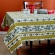 preview thumbnail 12 of 22, Wipeable Tablecloth Spill Resistant French Fleur Oliviers Collection