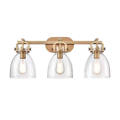 Innovations Lighting 410-3W-12-27 Newton Bell Vanity Newton Bell 3
