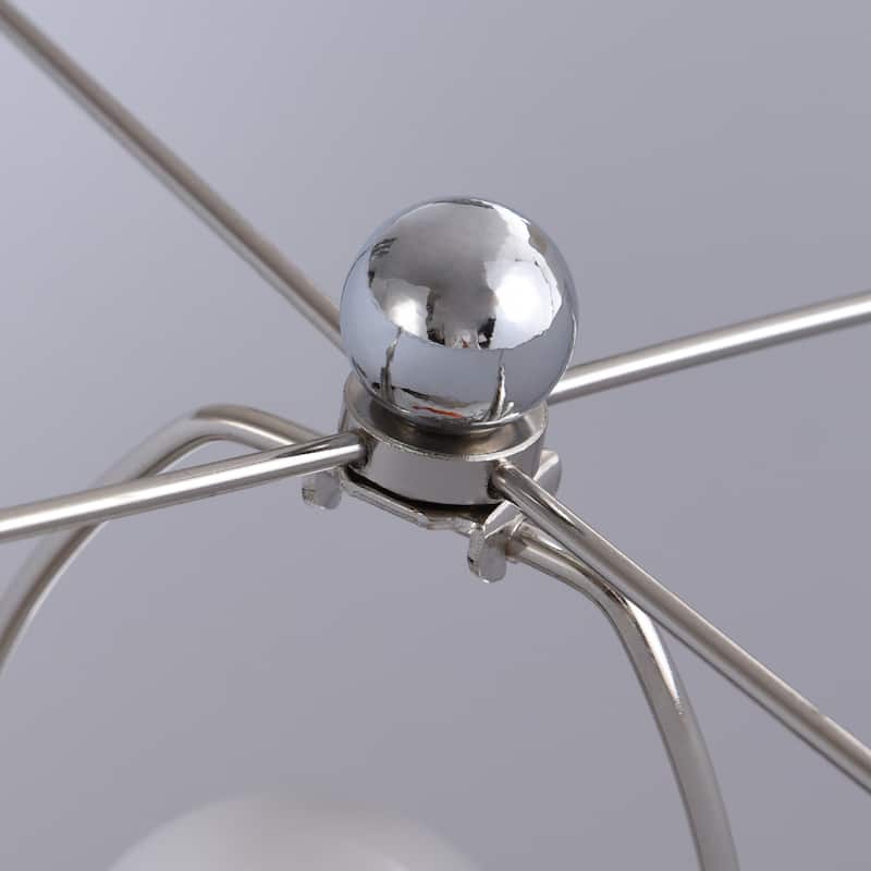 StyleCraft Orange Table Lamp - White Hardback Fabric Shade