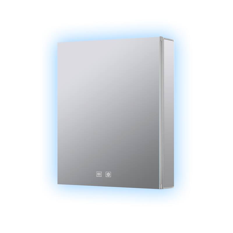 Corsica Surface-Mount LED Mirror Medicine Cabinet with Defogger