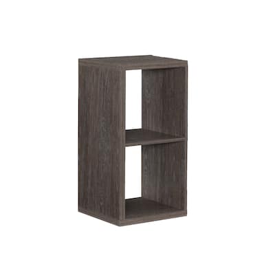 Two Cube Storage Cabinet - 30" - Gray