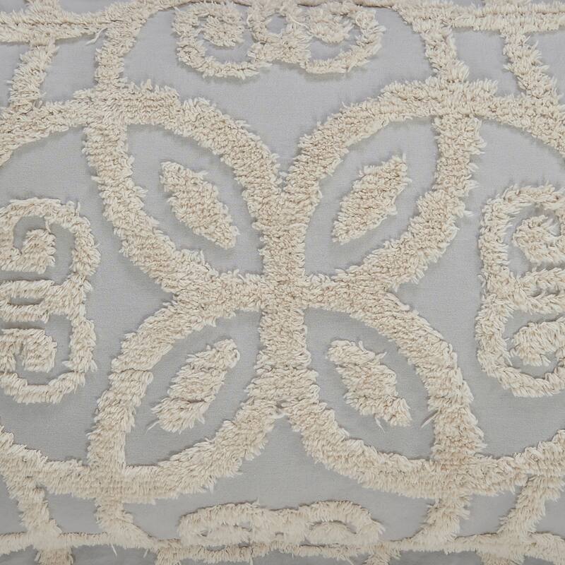 Better Trends Eden Comforter Set 100% Cotton Tufted Soft Plush Chenille Machine Washable Tumble Dry