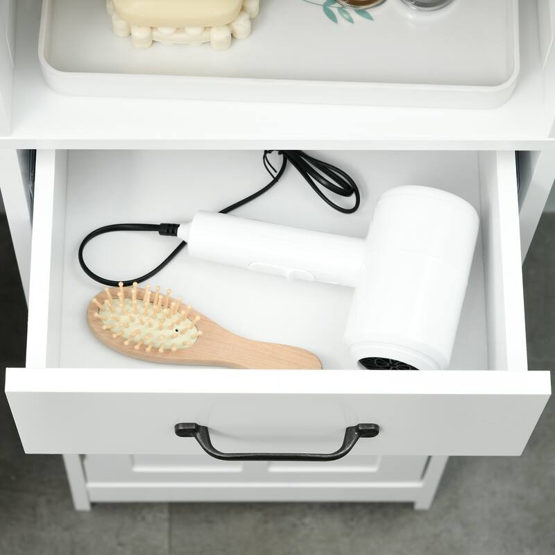 Corner Cabinet with Sliding Drawer Storage Cabinet Clothes Cabinet