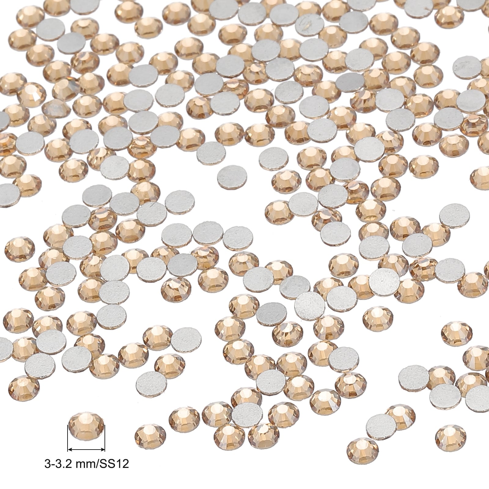 Glass Diamante Rhinestone, Man Made Gems