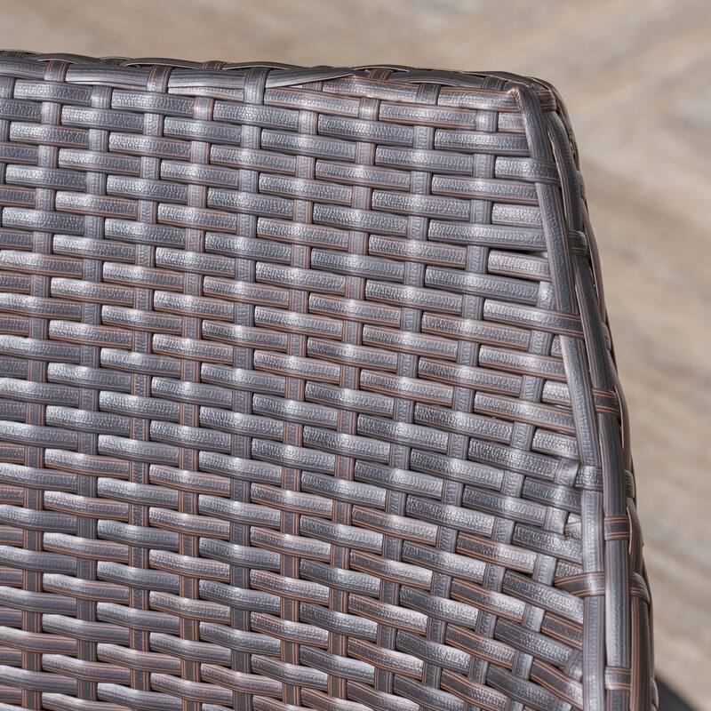 Abbott Outdoor 7 Piece Wicker Dining Set by Christopher Knight Home - N/A