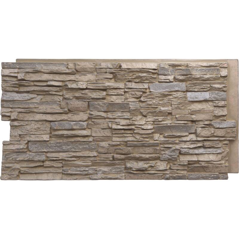 Canyon Ridge Stacked Stone, EverStone Faux Stone Siding Panel