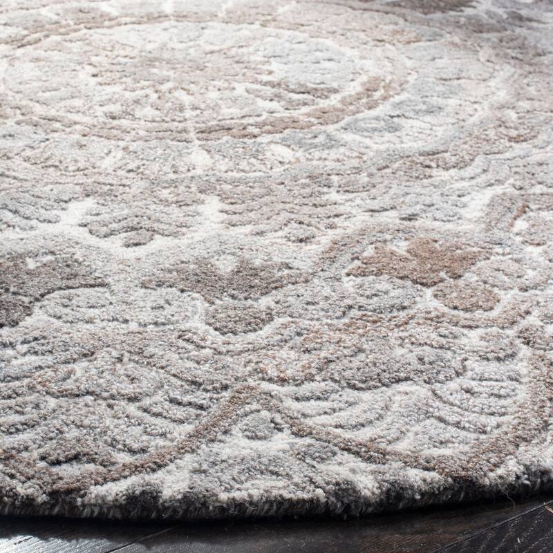 SAFAVIEH Handmade Marquee Genta Modern Medallion Wool Rug