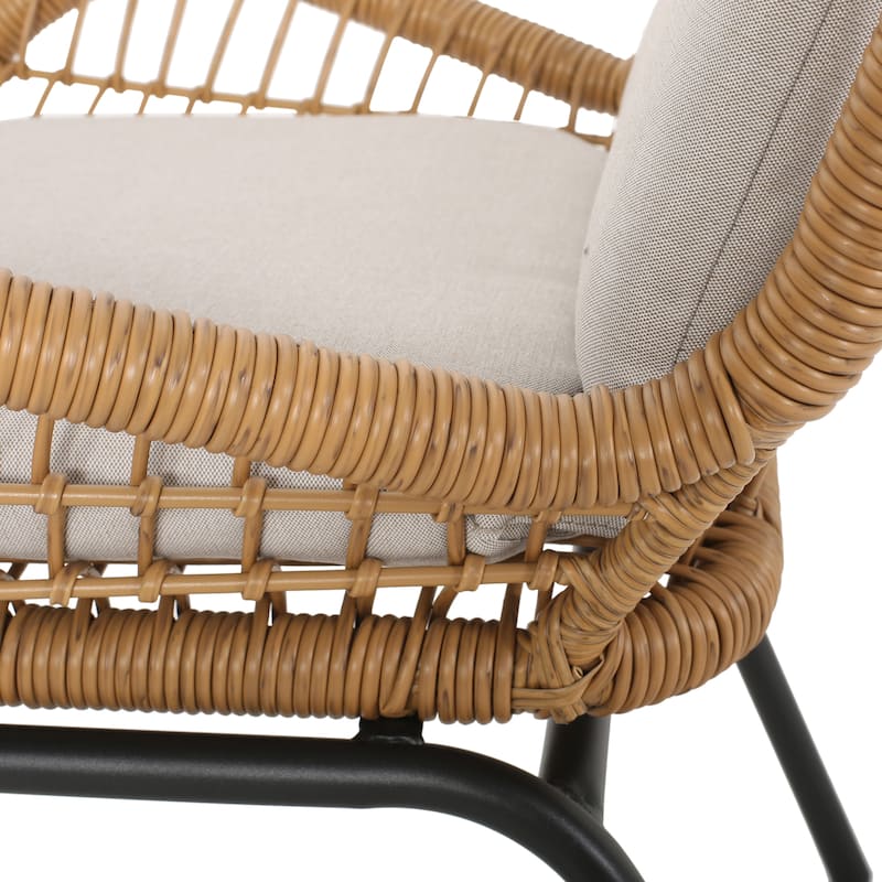 Patio Chair with Cushions (Set of 2)