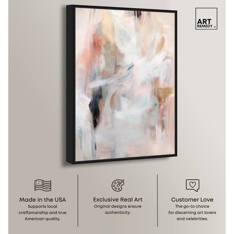 Drifting Colors II Canvas by Art Remedy