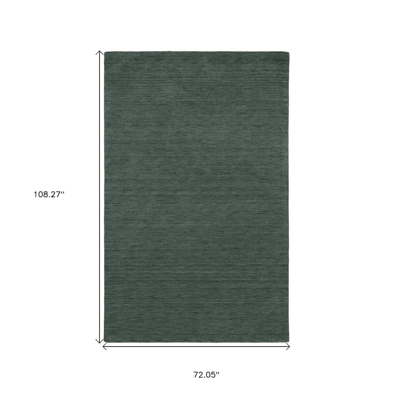HomeRoots Solid Color Casual Rectangle Area Rug - 108.27 in. x 72.05 in. x 0.59 in.