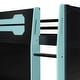 preview thumbnail 30 of 45, Full Size Gaming Loft Bed with Bulit-in Desk and RGB Light, Wooden Loft Bedframe with Multi-storage Shelves and Ladder for Kids