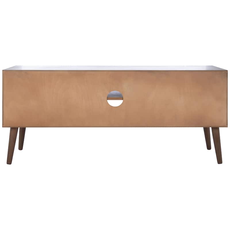 SAFAVIEH Sorrel Mid-Century 47-inch Storage Media TV Stand - 47.3" W x 15.8" L x 20" H