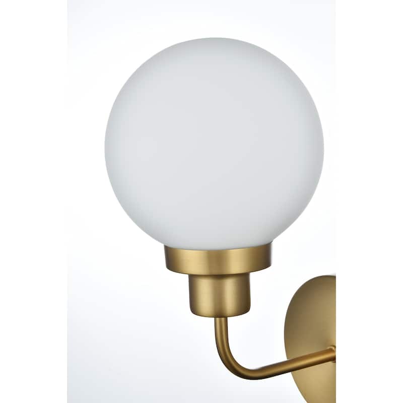 Elegant Lighting LD7030W8 Hanson 12" Tall Bathroom Sconce