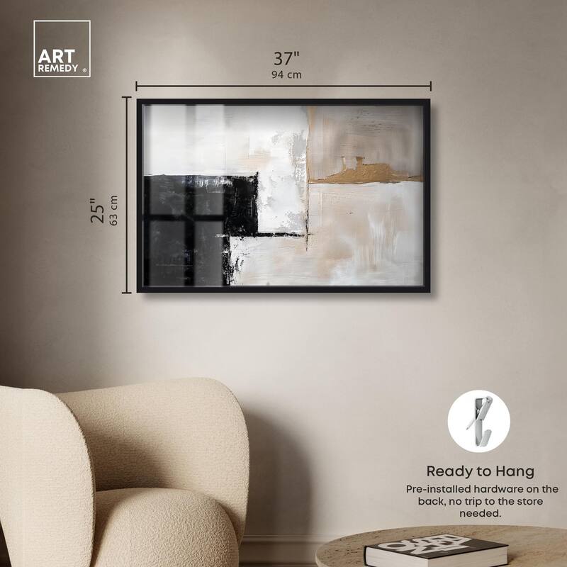 Black Dust and White Ash II Shadowbox by Art Remedy