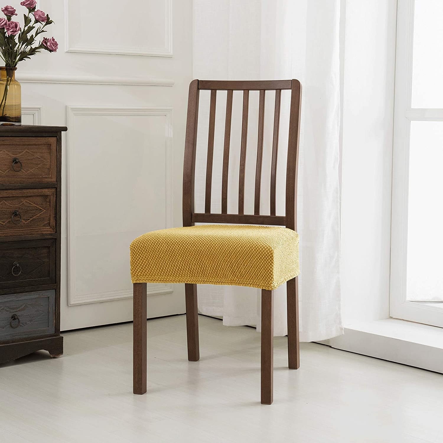 Kitchen chair seat outlet covers