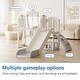 preview thumbnail 12 of 13, Indoor Toddler Kids Slide Playground for Age 1-4 with Swing, Climbing