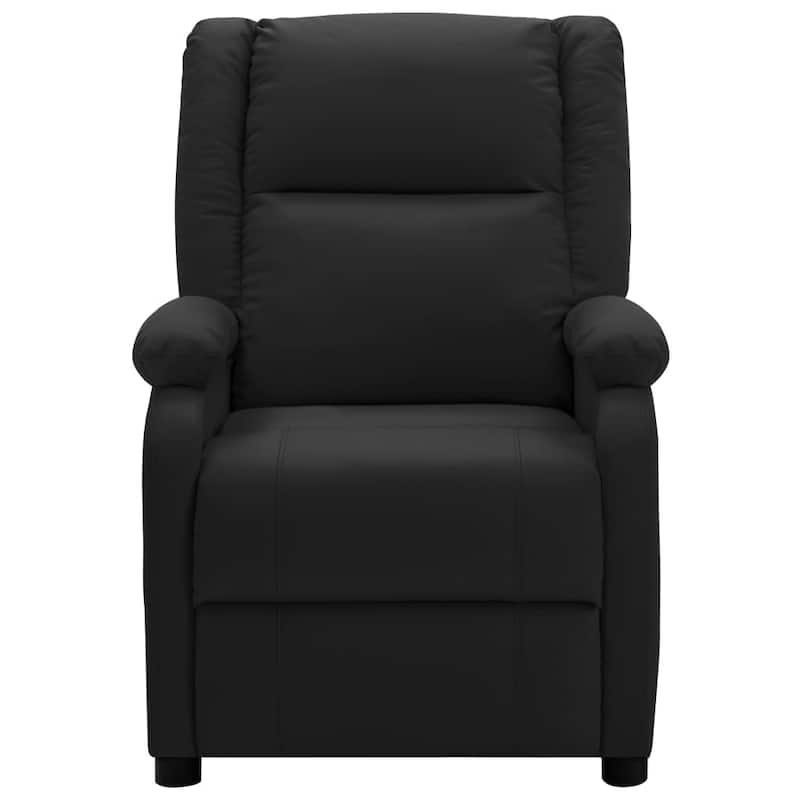 vidaXL Massage Chair Black Faux Leather - 28" x 37.2" x 38"
