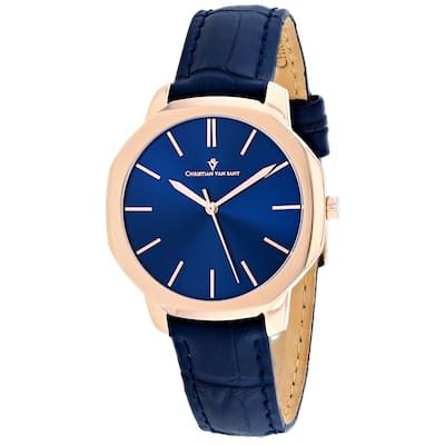 Christian Van Sant Women's Octave Slim Blue Dial Watch - CV0505 - 6 (36)