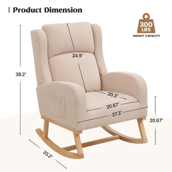 □Mother＆Chaild◇Ｉ.P.Ｉrminger◇２３cm◇ Amazon.com: HULALA HOME Nursery Glider Recliner with