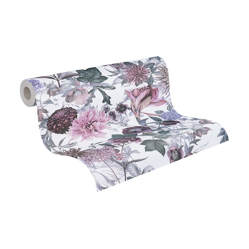 AS Creation Althea Lavender Flower Garden Wallpaper