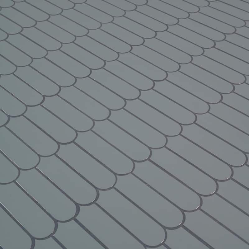 Ackland AKM-P-12X12SCG-CA 12" x 12" Porcelain Wave Floor and Wall - Blue Maris