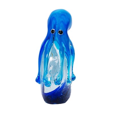 Octopus on Jellyfish Glass Decor