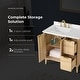 preview thumbnail 142 of 168, Gabi Bathroom Vanity with White Engineered Stone Top