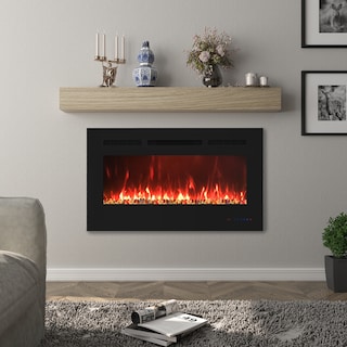 Clihome 30'' Built-in and Wall-Mounted Electric Fireplace