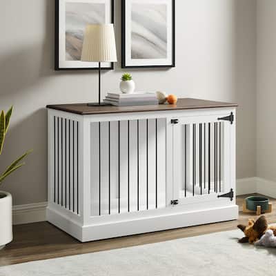 Crosley Winslow Small Credenza Dog Crate